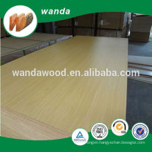 color melamine laminated particle board/laminated chipboard